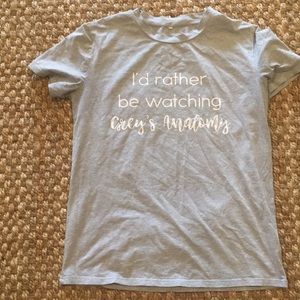 NWOT “Greys Anatomy” T-Shirt size medium